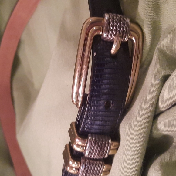 Vintage 1990\'s Brighton black belt size ml size 32